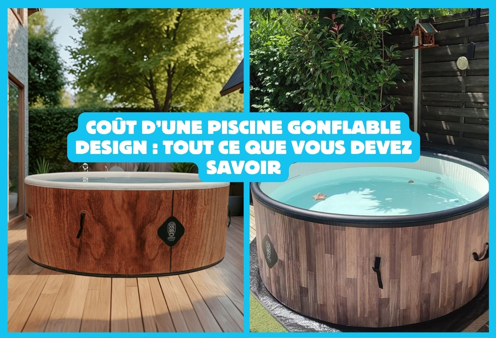 Coût d’une piscine gonflable design : Tout ce que vous devez savoir