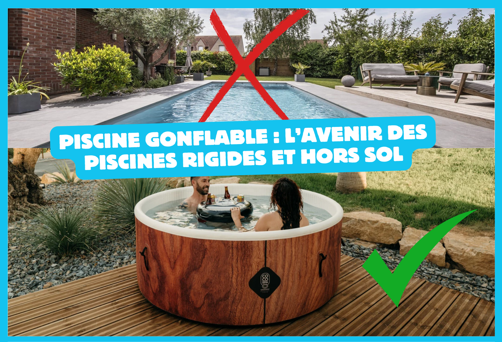 Piscine gonflable : l’avenir des piscines rigides et hors sol